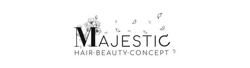 Majestic Hair Beauty Concept logo